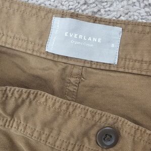 Everlane Tan Fatigue Barrel Pants In Organic Cotton